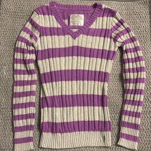 Justice Stripped Sweater